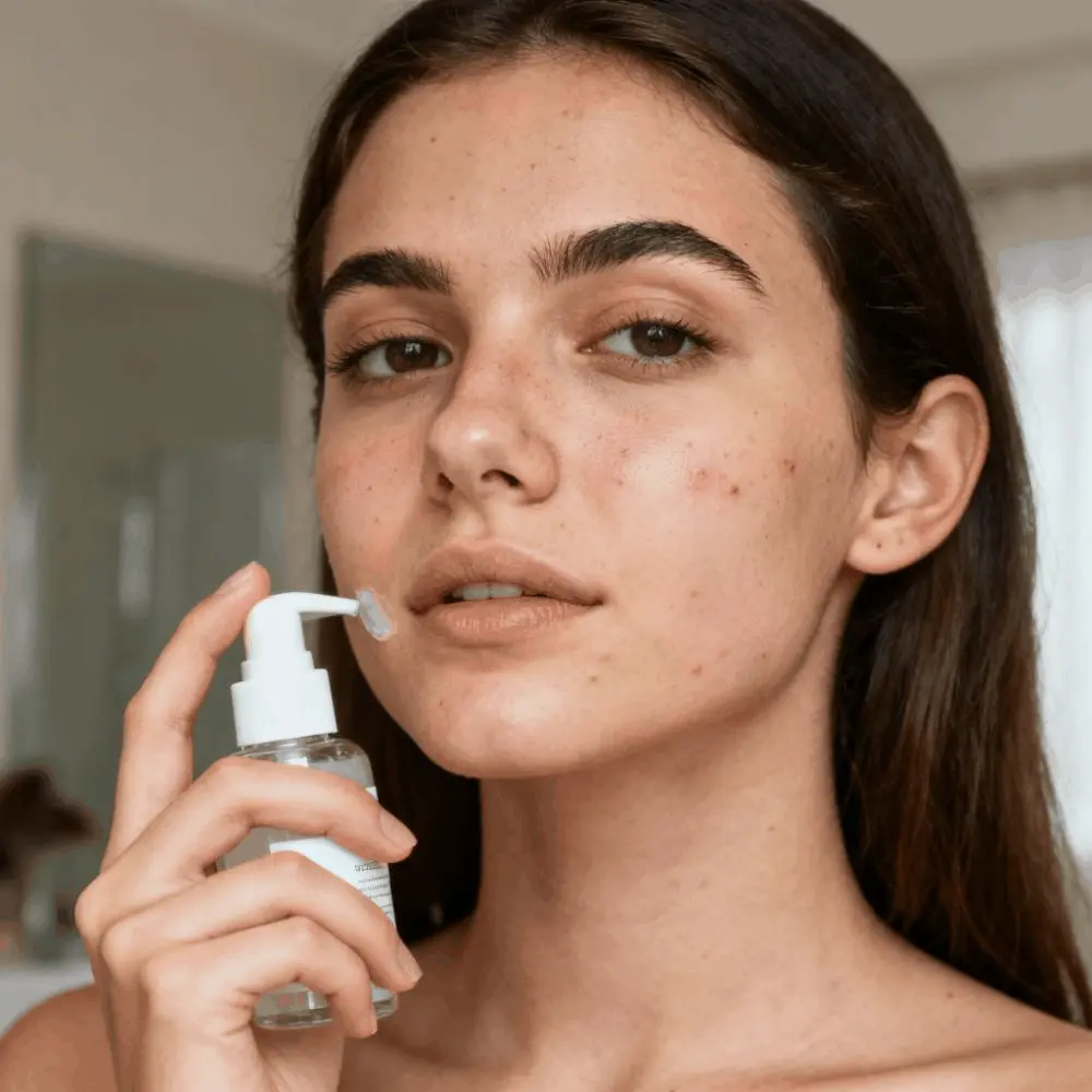 Ecommerce thumbnail with pimples removed and dark spots faded